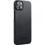 Pitaka iPhone 15 Cover MagEZ Case 4 Sort/Grå Twill