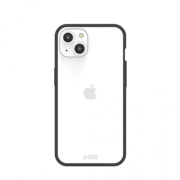 Pela iPhone 13 Cover Eco Friendly Klar Sort