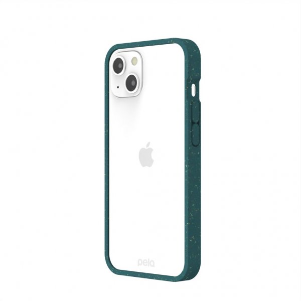 Pela iPhone 13 Cover Eco Friendly Klar Grøn