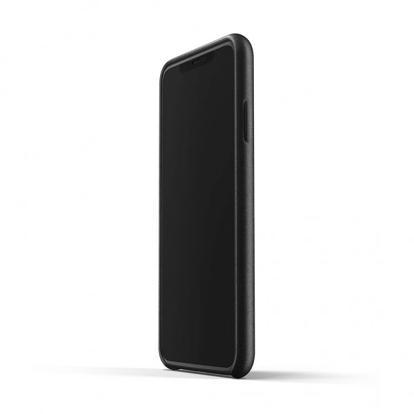 Mujjo iPhone Xs Max Cover Fuld Læder Olivengrøn