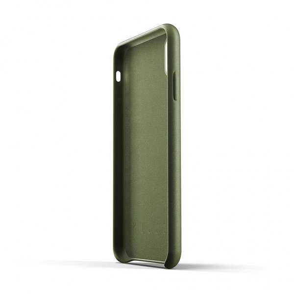 Mujjo iPhone Xs Max Cover Fuld Læder Case Sort