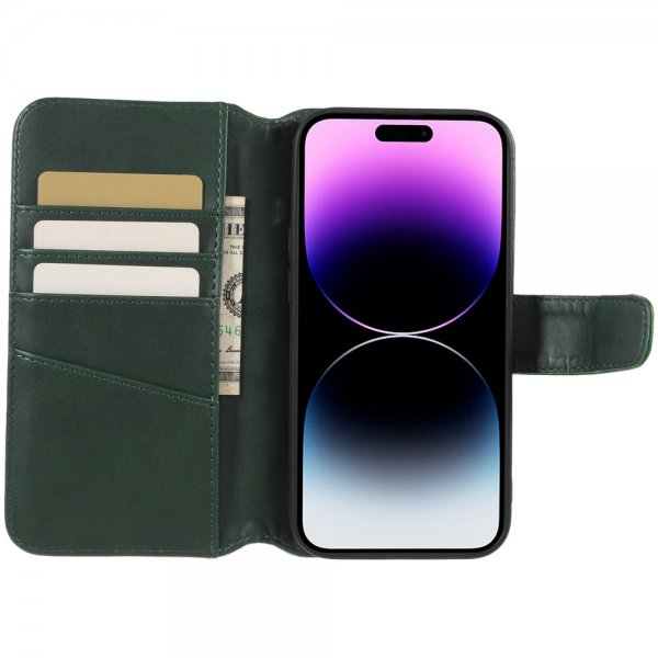 Nordic Covers iPhone 12/iPhone 12 Pro Etui Essential Læder Juniper Green