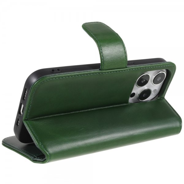Nordic Covers iPhone 12/iPhone 12 Pro Etui Essential Læder Juniper Green