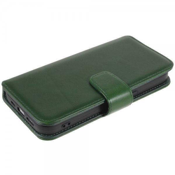Nordic Covers iPhone 12/iPhone 12 Pro Etui Essential Læder Juniper Green