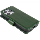 Nordic Covers iPhone 14 Pro Max Etui Essential Leather Juniper Green