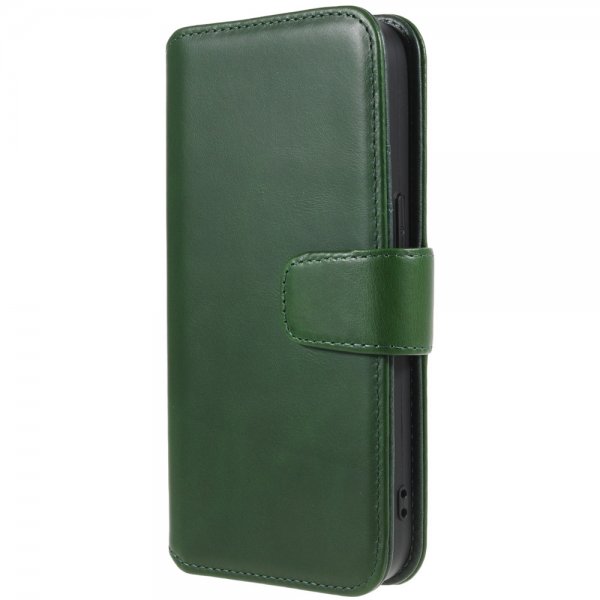 Nordic Covers iPhone 12/iPhone 12 Pro Etui Essential Læder Juniper Green