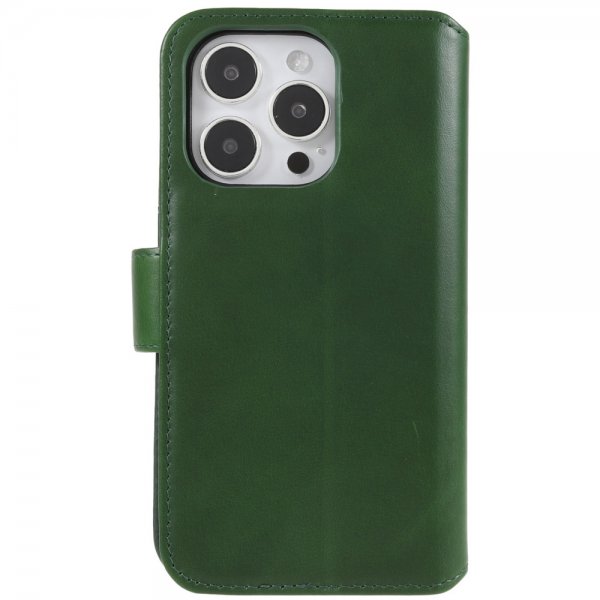 Nordic Covers iPhone 14 Pro Max Etui Essential Leather Juniper Green