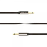 Deltaco Kabel 3.5mm Stereo Audio Kabel 1m Sort