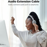 Joyroom Kabel AUX Audio forlængerkabel 3.5mm 1.2m