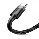 Baseus Kabel Cafule Cable USB-A/USB-C 3m Grå Sort