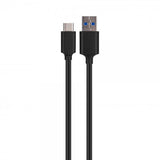 Xqisit Kabel Charge & Sync USB-A til USB-C 1m Sort
