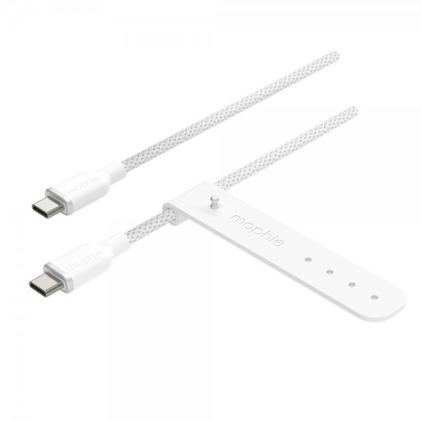 Mophie Kabel Chargestream USB-C til USB-C 1 m Hvid