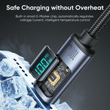 Joyroom Kabel Digital Display Fast Charging Cable USB-C til USB-C 100W 1.2m