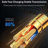 Joyroom Kabel Digital Display Fast Charging Cable USB-C til USB-C 100W 1.2m