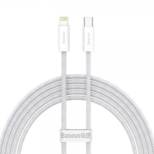 Baseus Kabel Dynamic Series USB-C til Lightning 2 m Hvid