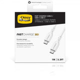 Otterbox Kabel Fast Charge Cable USB-C/USB-C 1m Hvid