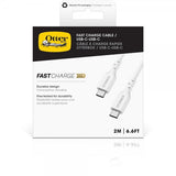 Otterbox Fast Charge Kabel USB-C/USB-C 2m Hvid