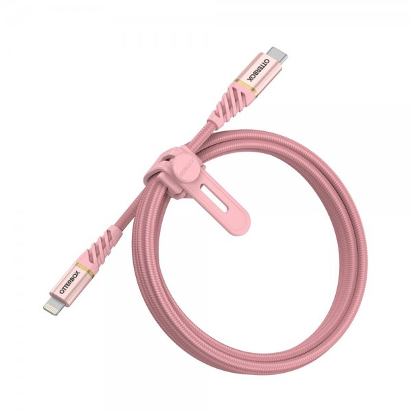 Otterbox Kabel Fast Charge Premium Lightning til USB-C Kabel 1m Shimmer Rose