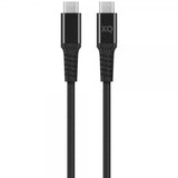 Xqisit Kabel Flettet USB-C til USB-C 2m Sort