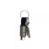 Rolling Square Kabel inCharge 6 Keyring Mercury Gray