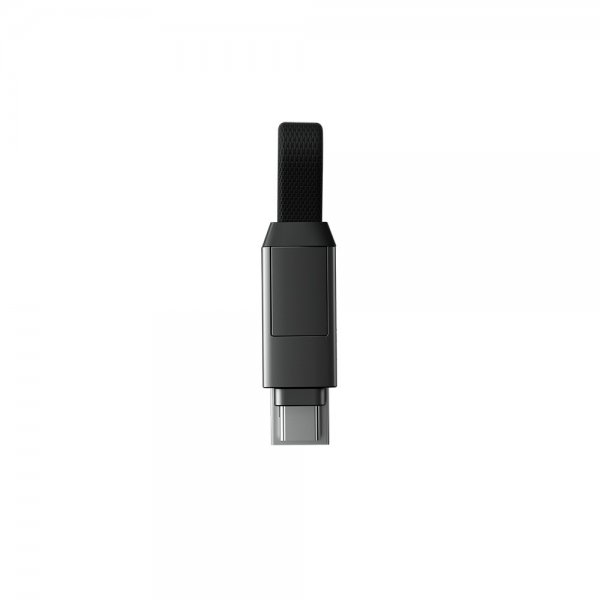 Rolling Square Kabel inCharge 6 Keyring Mercury Gray