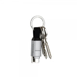 Rolling Square Kabel inCharge 6 Nøglering Moon White