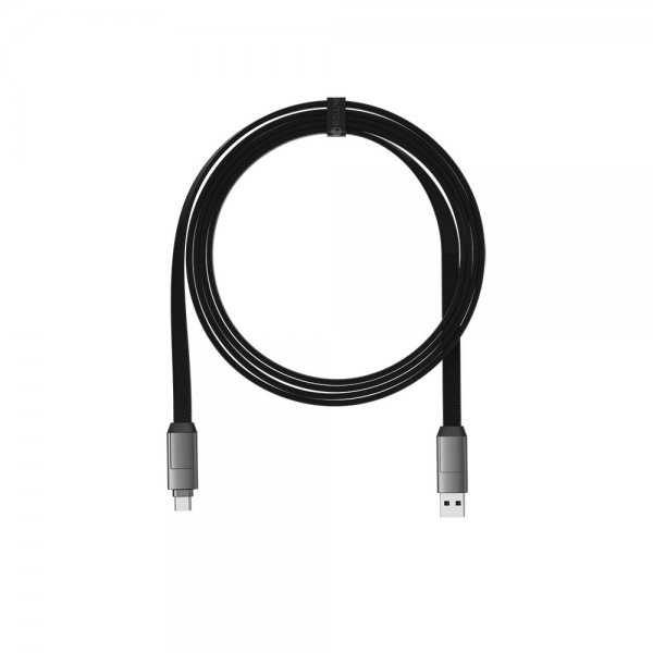 Rolling Square Kabel inCharge 6 Max 1.5m 6i1 Mercury Gray