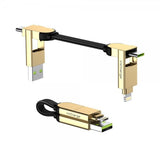 Rolling Square Kabel inCharge X Nøglering 100W 6i1 Marble Beige