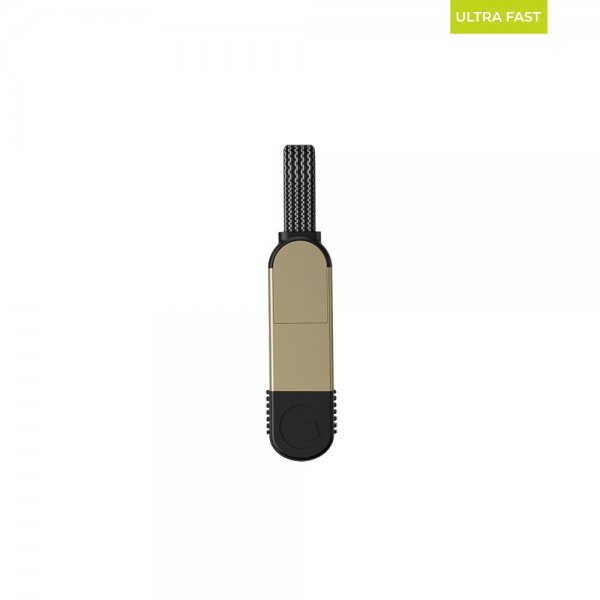 Rolling Square Kabel inCharge X Nøglering 100W 6i1 Marble Beige