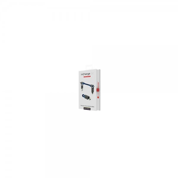 Rolling Square Kabel inCharge X Nøglering 100W 6i1 Safirblå