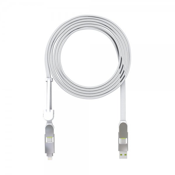 Rolling Square Kabel inCharge XL 100W 3m 6-i-1 Glacier White