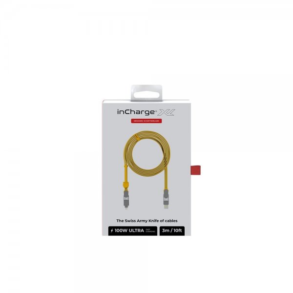 Rolling Square Kabel inCharge XL 100W 3m 6-i-1 Summit Yellow