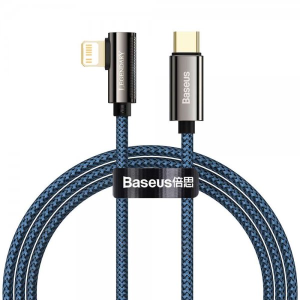 Baseus Kabel Legend Series USB-C til Lightning 1 m Blå