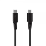 Fixed Kabel Liquid Silicone USB-C/USB-C 0.3m Sort