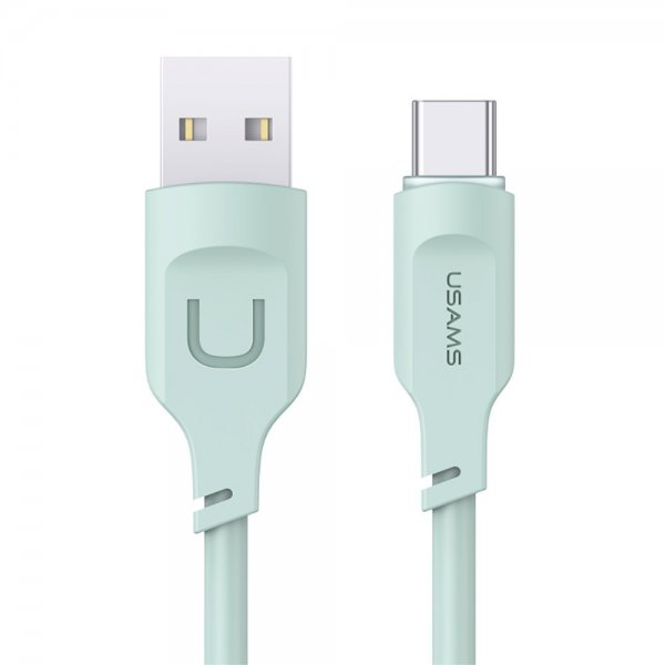 USAMS Kabel Lithe Series USB-A/USB-C 1.2 m Grøn