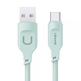 USAMS Kabel Lithe Series USB-A/USB-C 1.2 m Grøn
