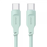 USAMS Kabel Lithe Series USB-C/USB-C 1.2 m Grøn