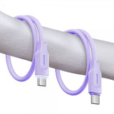 USAMS Kabel Lithe Series USB-C/USB-C 1.2 m Lilla
