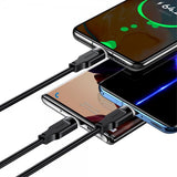 USAMS Kabel Lithe Series USB-C/USB-C 1.2 m Sort