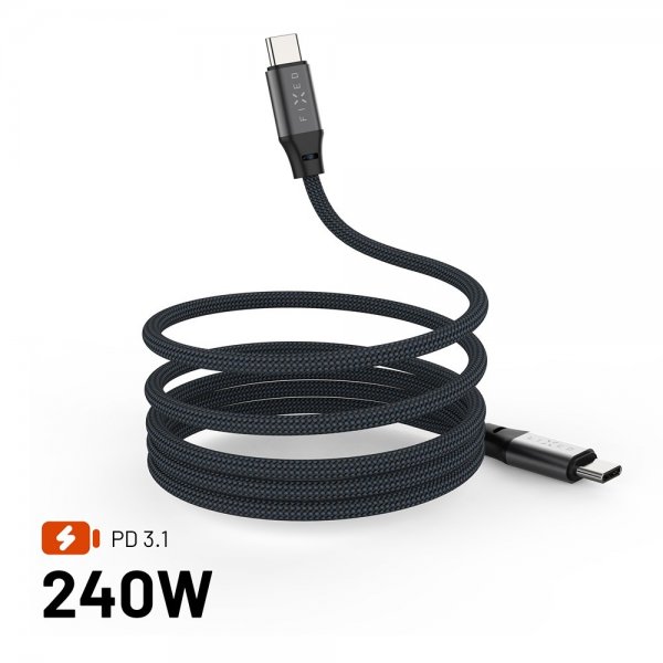 Fixed Kabel Magnetisk USB-C til USB-C 240W 1.2m