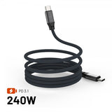 Fixed Kabel Magnetisk USB-C til USB-C 240W 1.2m
