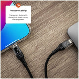 Fast Kabel med Display USB-C/USB-C 100W 1.2m