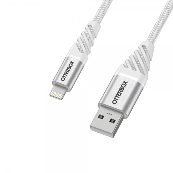 Otterbox Kabel Premium Lightning til USB-A Kabel 1m Cloud White