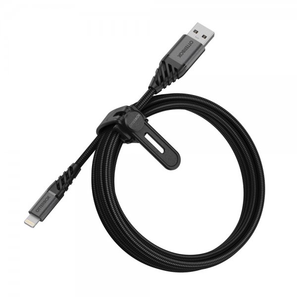 Otterbox Kabel Premium Lightning til USB-A Kabel 2m Dark Ash