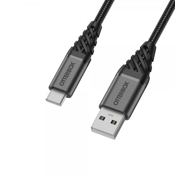 Otterbox Kabel Premium USB-C til USB-A Kabel 3m Dark Ash