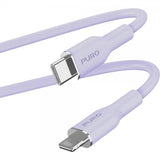 Puro Kabel Soft Charge & Sync Kabel USB-C/Lightning 1.5m Lavender