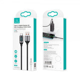 USAMS Kabel U78 Display USB-A/USB-C 1.2 m Sort
