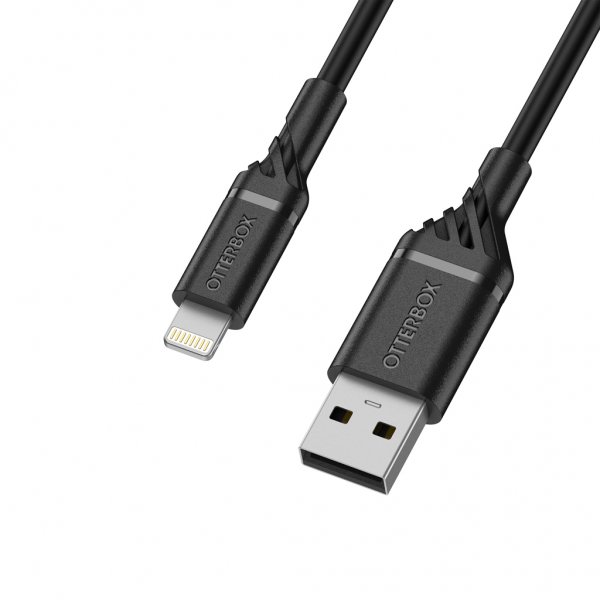 Otterbox Kabel USB-A til Lightning 1 meter Sort