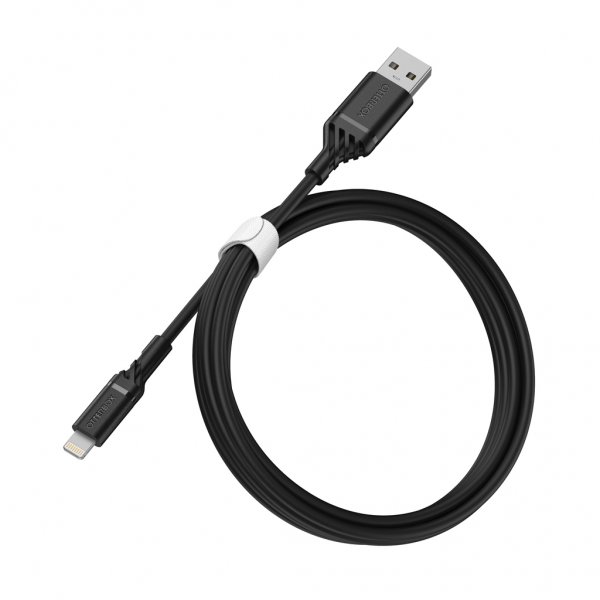 Otterbox Kabel USB-A til Lightning 1 meter Sort