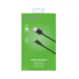 Celly Kabel USB-A til Micro-USB 1M Sort